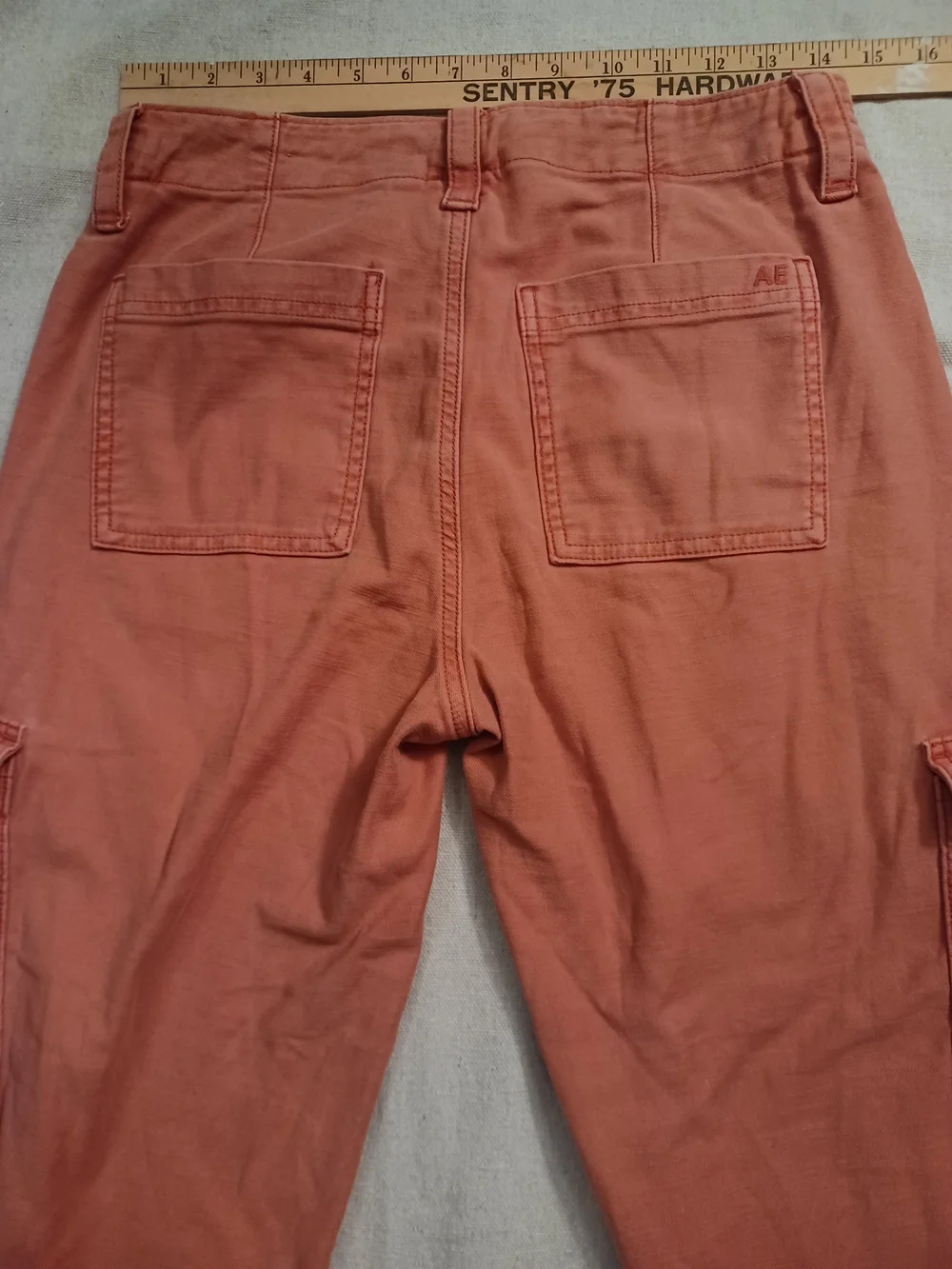 American Eagle Outfitters Coral Cargo Pants Women's Size 4 - Picture 5 of 7